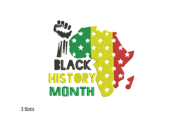 Black History Month Africa Map Design Review