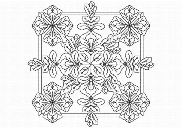 Blackwork Square Review for Holiday Collections