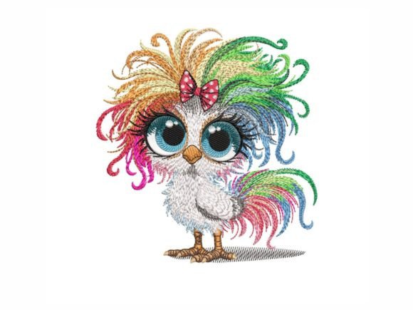 Funny Crazy Chicken Embroidery Review