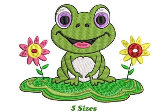 Funny Frog Embroidery Design Review for Boutique Apparel