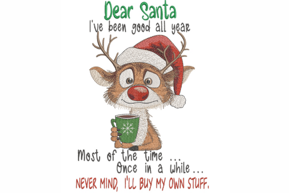 Funny Reindeer Embroidery Design Review
