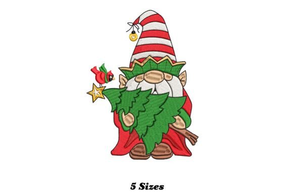 Gnome Christmas Tree Embroidery Review