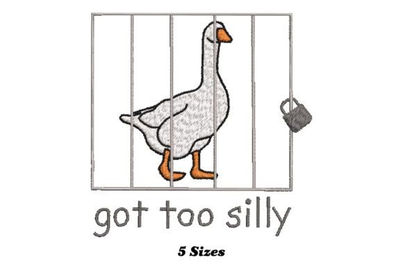Got Too Silly Duck Embroidery Review