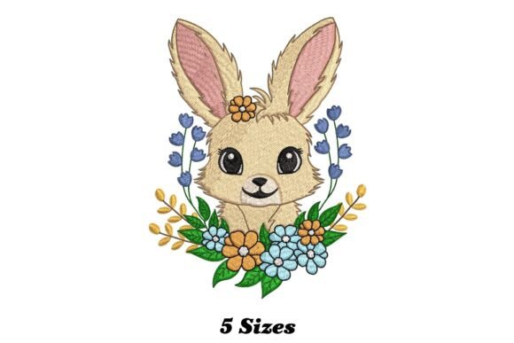 Rabbit Wreath Embroidery Design Review