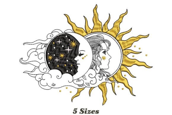 Sun and Moon Embroidery Design Review